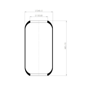 INS.ASP.0260 Air spring, without piston