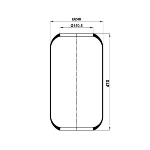 INS.ASP.0136 Air spring, without piston