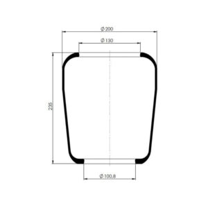 INS.ASP.0105 Air spring, without piston