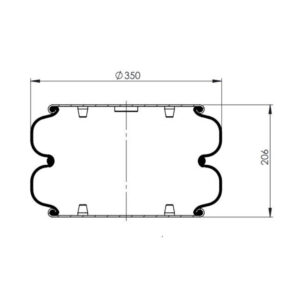 INS.ASP.0080 Convoluted Air Spring