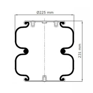 INS.ASP.0346 Convoluted Air Spring