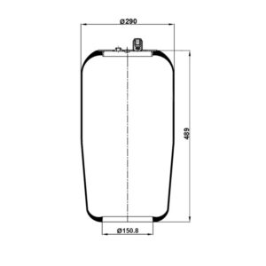 INS.ASP.0193 Air spring, without piston