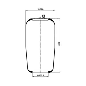 INS.ASP.0192 Air spring, without piston