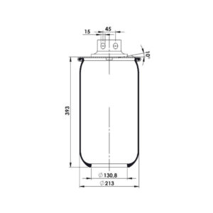 INS.ASP.0124 Air spring, without piston