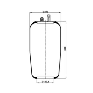 INS.ASP.0203 Air spring, without piston