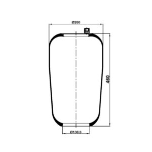 INS.ASP.0209 Air spring, without piston