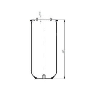 INS.ASP.0363 Air spring, without piston