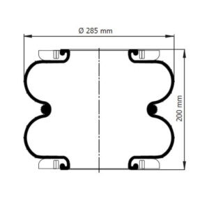INS.ASP.0033 Convoluted Air Spring