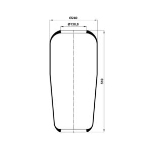 INS.ASP.0141 Air spring, without piston