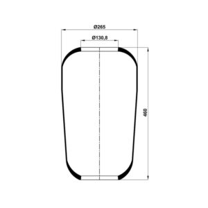 INS.ASP.0144 Air spring, without piston