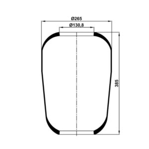 INS.ASP.0181 Air spring, without piston
