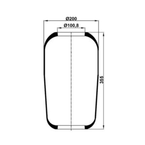 INS.ASP.0149 Air spring, without piston