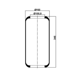 INS.ASP.0273 Air spring, without piston