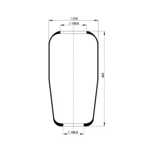 INS.ASP.0274 Air spring, without piston
