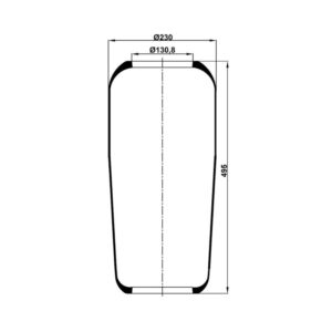 INS.ASP.0275 Air spring, without piston