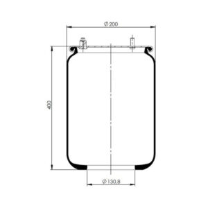 INS.ASP.0316 Air spring, without piston