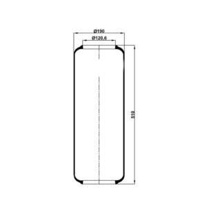 INS.ASP.0277 Air spring, without piston