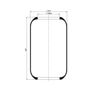 INS.ASP.0396 Air spring, without piston