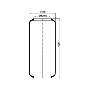 INS.ASP.0351 Air spring, without piston