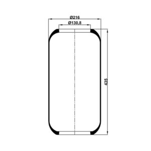 INS.ASP.0121 Air spring, without piston