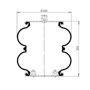 INS.ASP.0220 Convoluted Air Spring