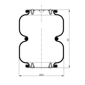 INS.ASP.0387 Convoluted Air Spring