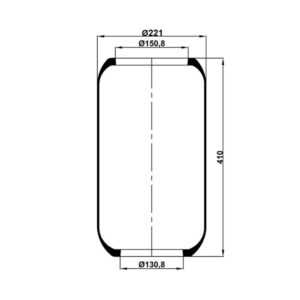 INS.ASP.0262 Air spring, without piston