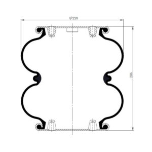 INS.ASP.0323 Convoluted Air Spring