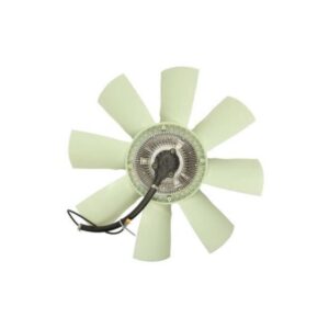 Fan with clutch, electrical