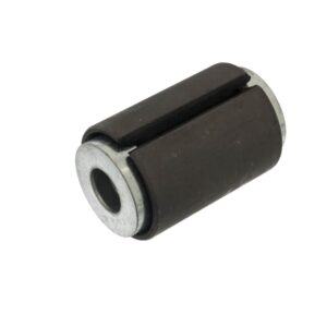 Rubber bushing, leaf spring